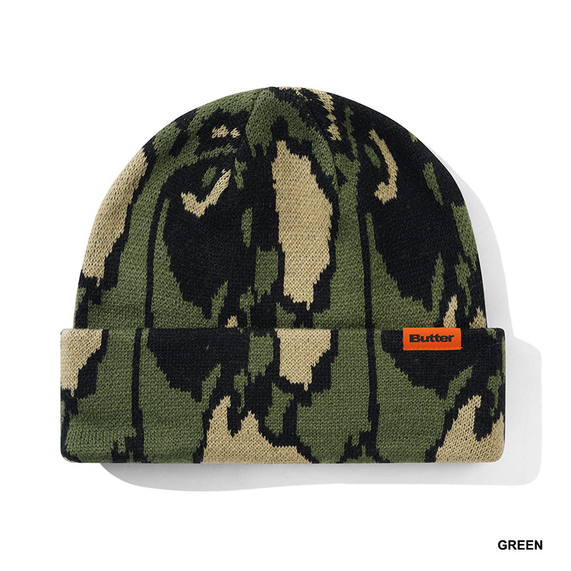 Butter Goods(バターグッズ)/ Wipeout Camo Beanie -3.COLOR-