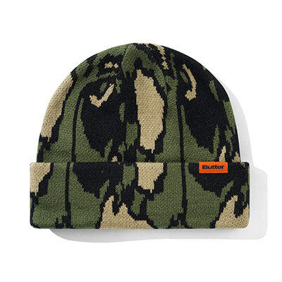 Butter Goods(バターグッズ)/ Wipeout Camo Beanie -3.COLOR-