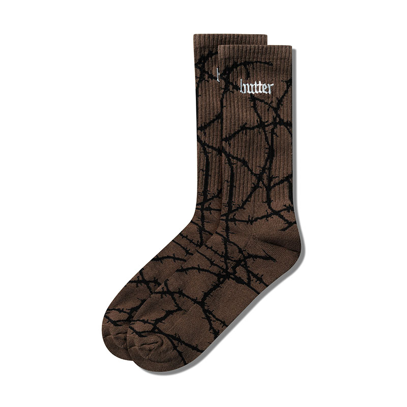 Butter Goods(バターグッズ)/ Wired Socks -2.COLOR-(BROWN)
