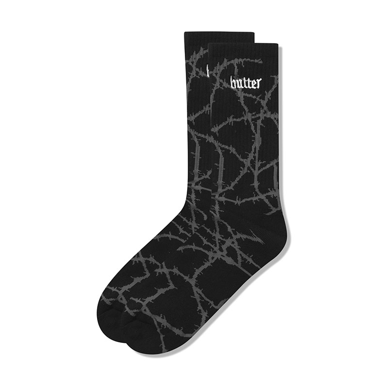 Butter Goods(バターグッズ)/ Wired Socks -2.COLOR-(CHARCOAL)