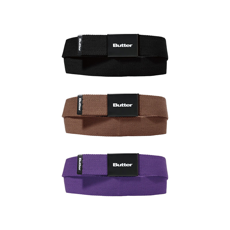 Butter Goods(バターグッズ)/ Logo Woven Belt -3.COLOR-