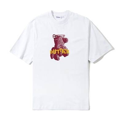 Butter Goods(バターグッズ)/ Teddy Bear Tee -WHITE-
