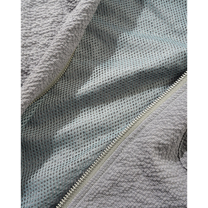 Butter Goods(バターグッズ)/ Carve Zip Shirt -GREY-