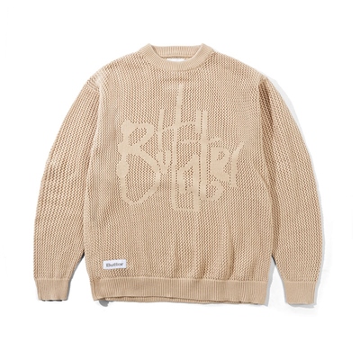 Butter Goods(バターグッズ)/ Scribble Knit Sweater -2.COLOR-