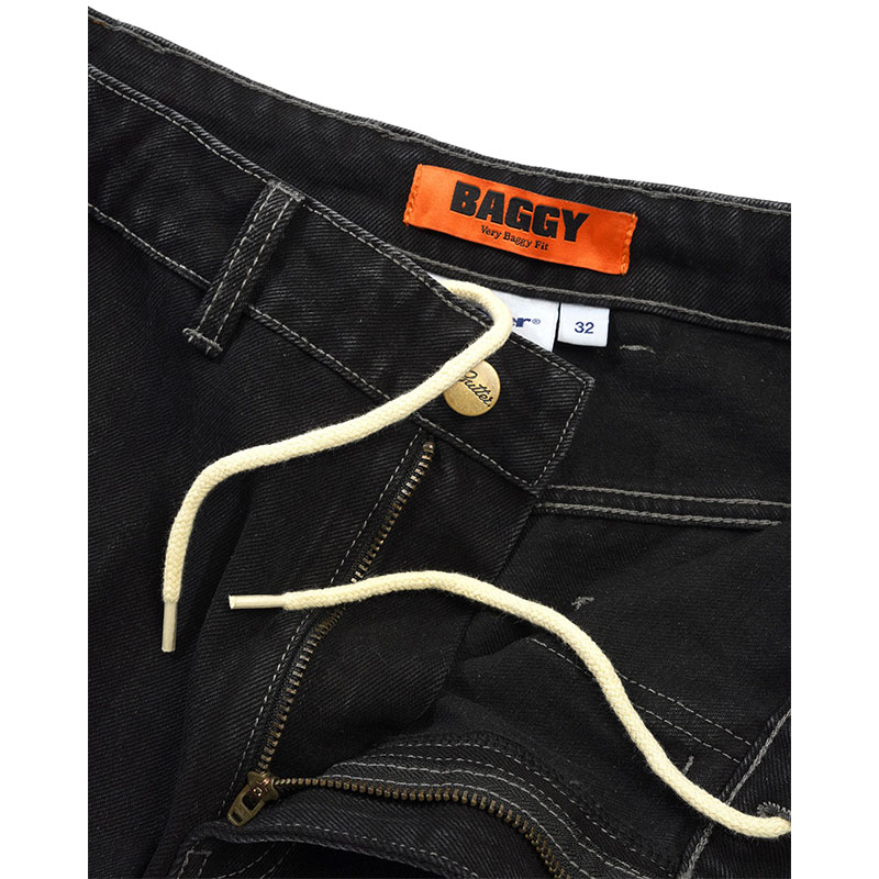 Butter Goods(バターグッズ)/ Scribble Denim Jeans -W.BLACK-