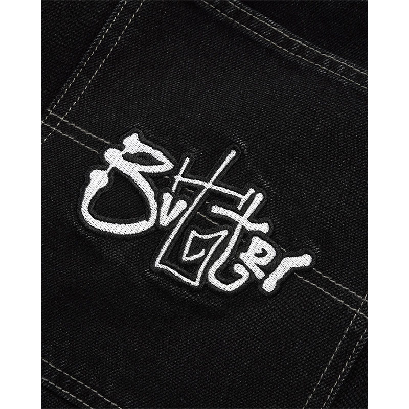 Butter Goods(バターグッズ)/ Scribble Denim Jeans -W.BLACK-