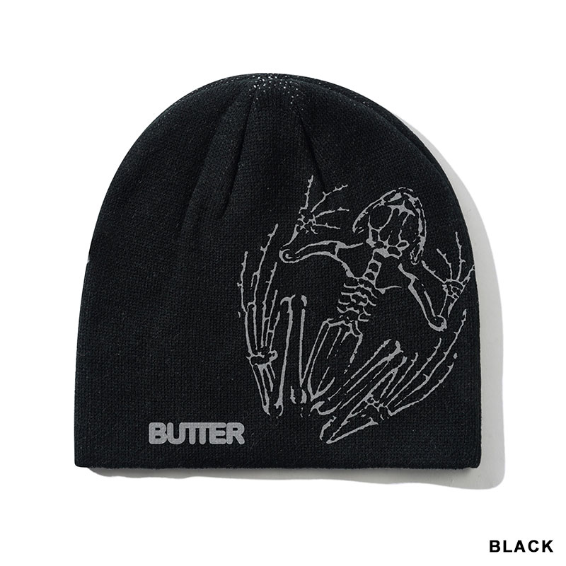 Butter Goods(バターグッズ)/ Fossil Skully Beanie -3.COLOR-