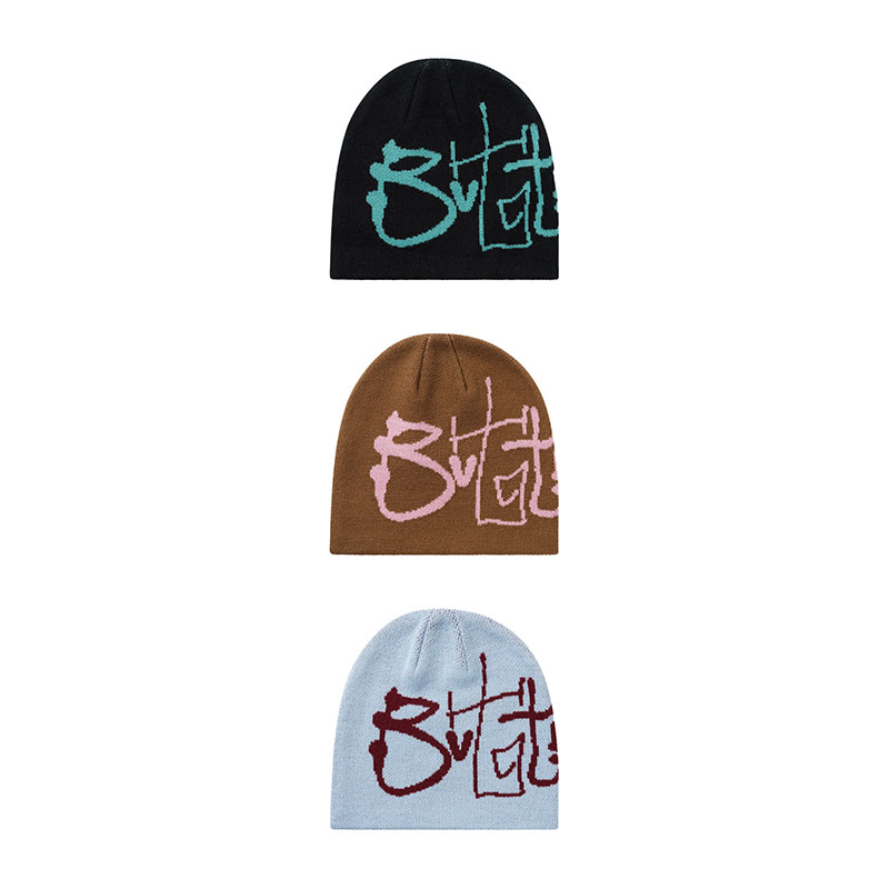 Butter Goods(バターグッズ)/ Scribble Skully Beanie -3.COLOR-