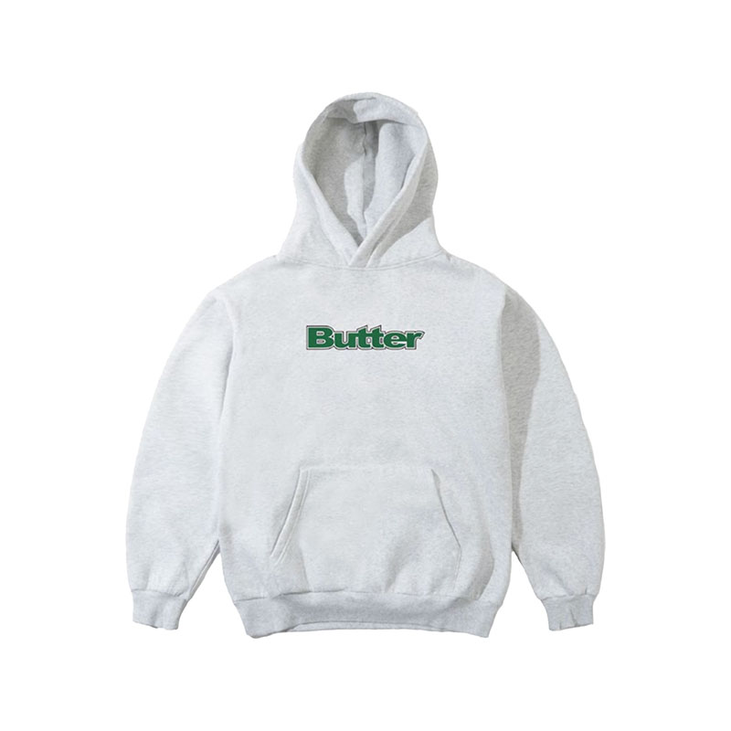 Butter Goods(バターグッズ)/ Outline Logo Pullover Hood -3COLOR-(ASH)