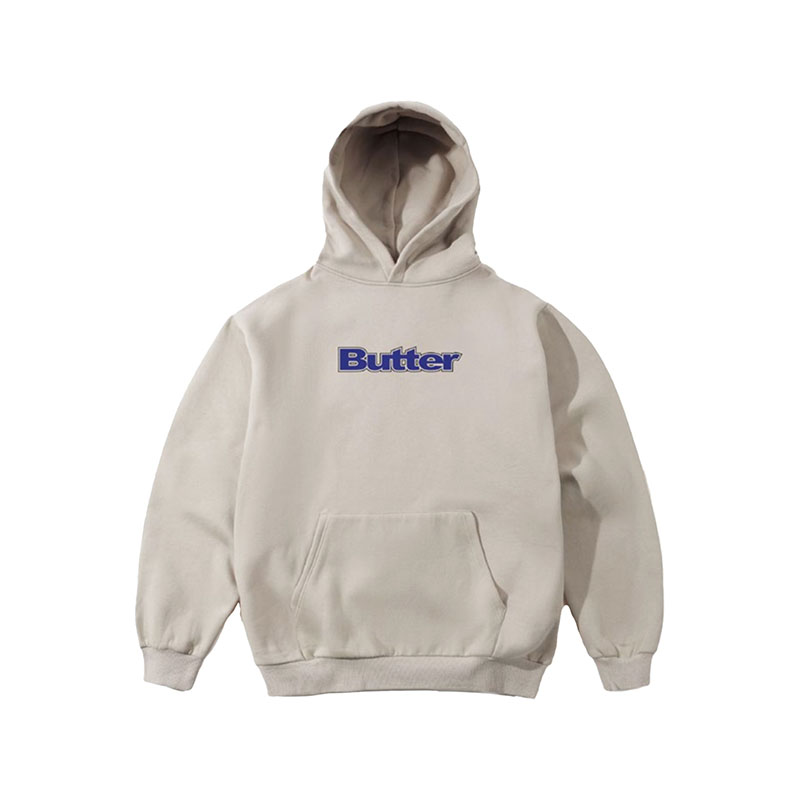 Butter Goods(バターグッズ)/ Outline Logo Pullover Hood -3COLOR-(BONE)