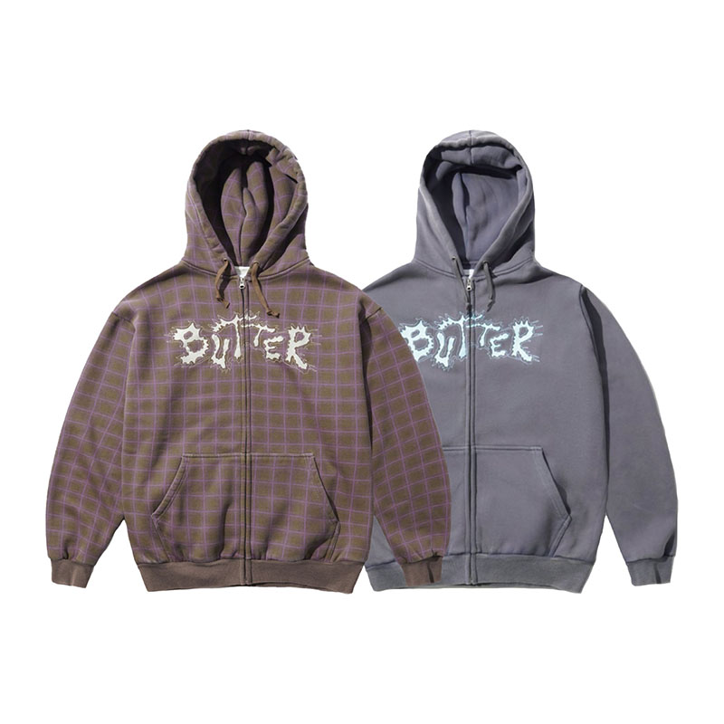 Butter Goods(バターグッズ)/ Eruption Zip-Thru Hood -2COLOR-