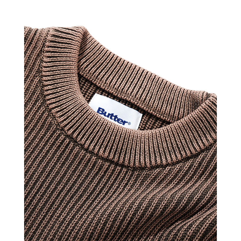 Butter Goods(バターグッズ)/ Bleach Knit Sweater -2COLOR-