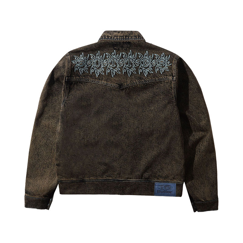 Butter Goods(バターグッズ)/ Bronco Denim Jacket -BROWN-