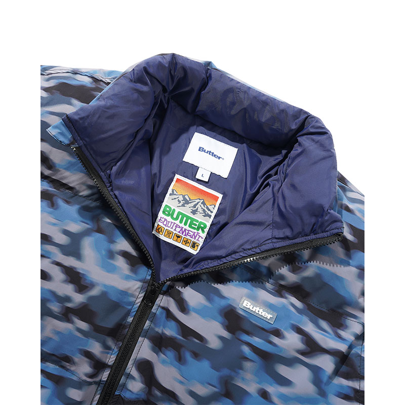 Butter Goods(バターグッズ)/ Endure Puffer Jacket -MOTION CAMO-