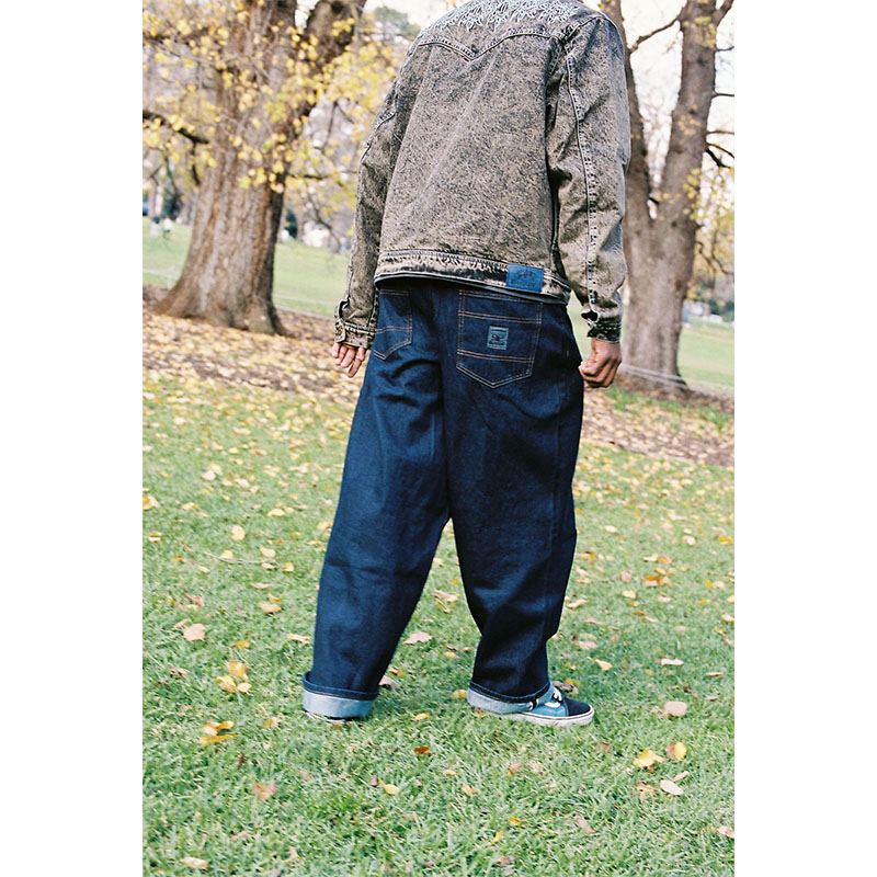 Butter Goods(バターグッズ)/ Wide Cut Denim Jeans -INDIGO-