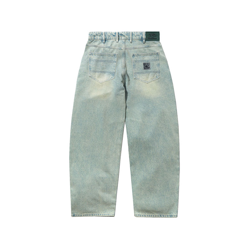 Butter Goods(バターグッズ)/ Wide Cut Denim Jeans -WASH BLUE-