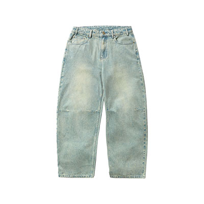Butter Goods(バターグッズ)/ Wide Cut Denim Jeans -WASH BLUE-