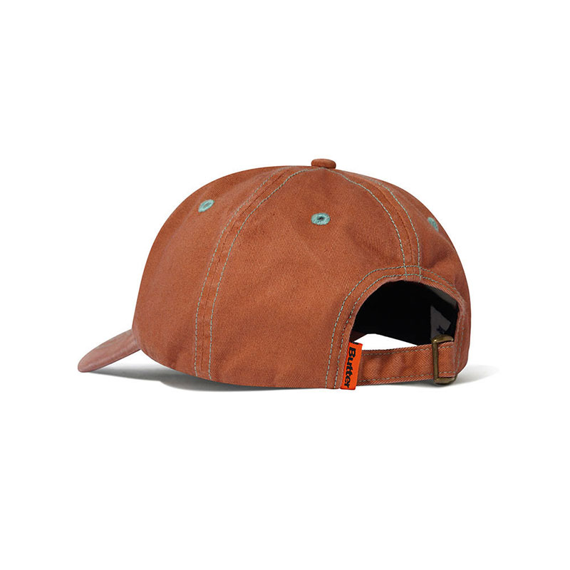 Butter Goods(バターグッズ)/ Rounded Logo 6 Panel Cap -3COLOR-