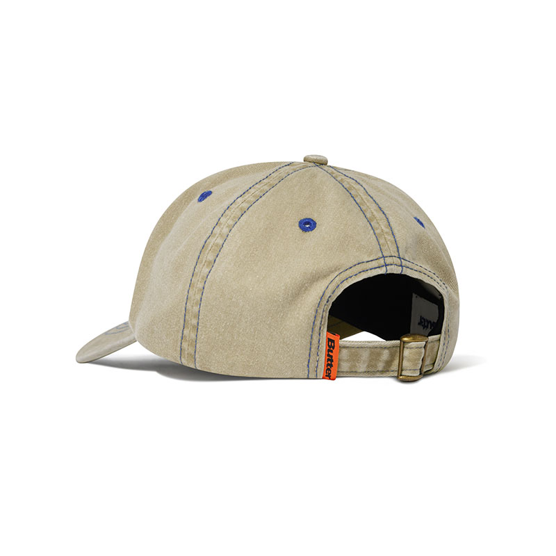 Butter Goods(バターグッズ)/ Rounded Logo 6 Panel Cap -3COLOR-