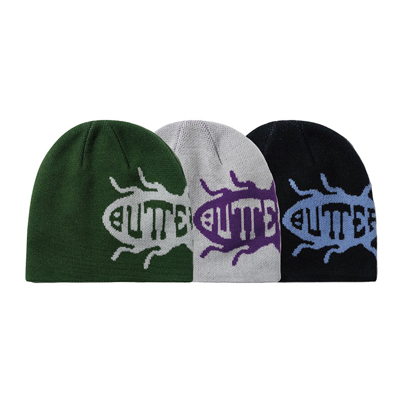 Butter Goods(バターグッズ)/ Rouch Skully Beanie -3COLOR-