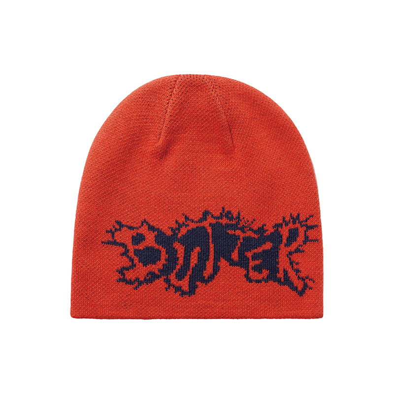 Butter Goods(バターグッズ)/ Eruption Skully Beanie -3COLOR-(RED)