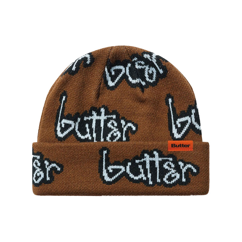 Butter Goods(バターグッズ)/ Connection Beanie -3COLOR-(BROWN)