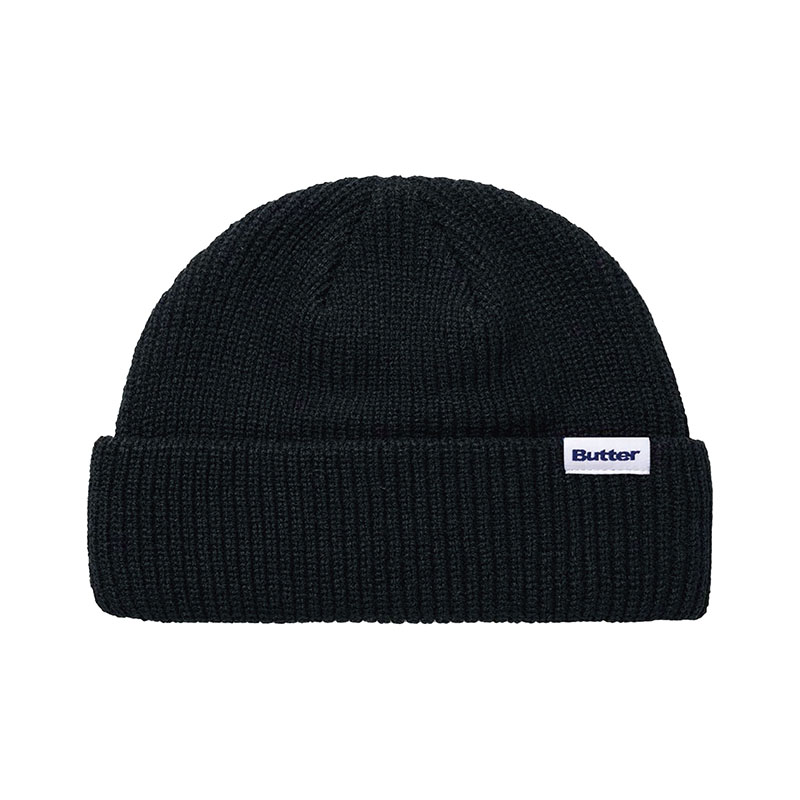 Butter Goods(バターグッズ)/ Wharfie Beanie -2COLOR-(BLACK)