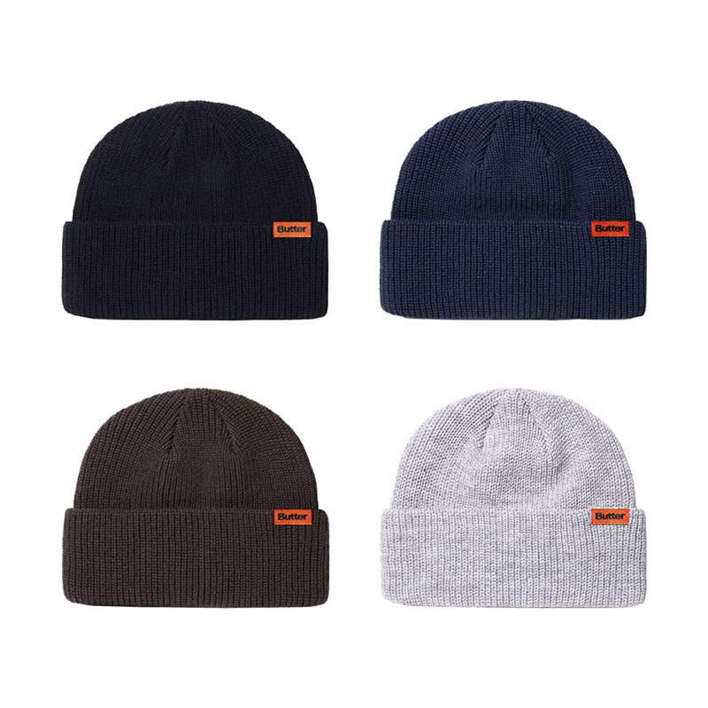 Butter Goods(バターグッズ)/ Tall Wharfie Beanie -4COLOR-