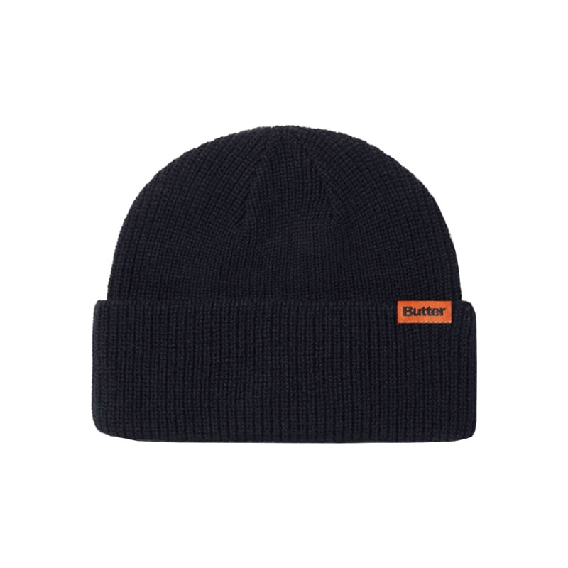 Butter Goods(バターグッズ)/ Tall Wharfie Beanie -4COLOR-(BLACK)