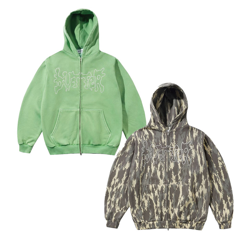Butter Goods(バターグッズ)/ Blotch Zip-Thru Hood -2COLOR-