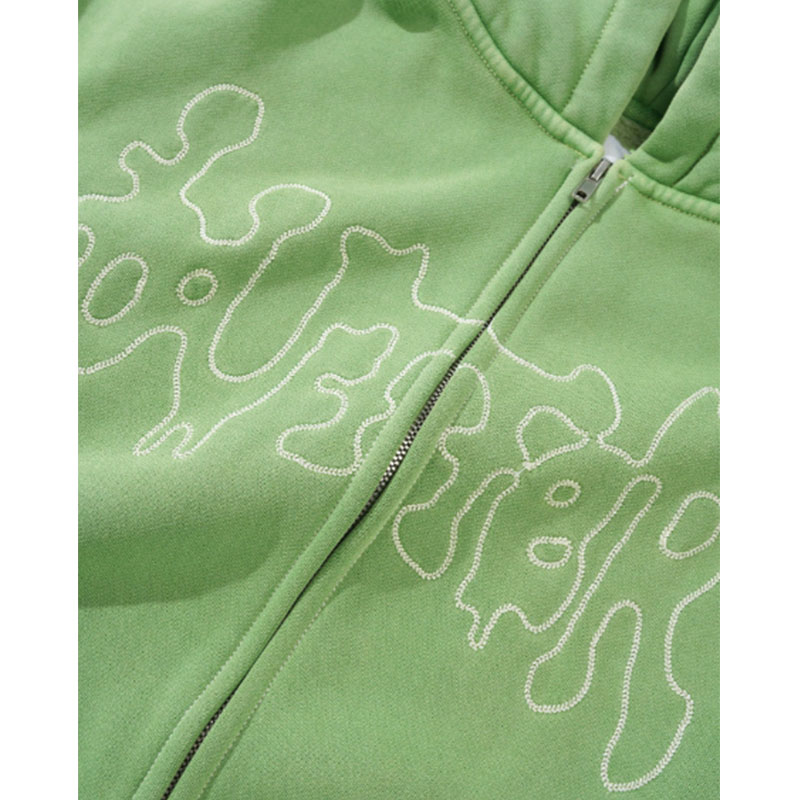 Butter Goods(バターグッズ)/ Blotch Zip-Thru Hood -2COLOR-
