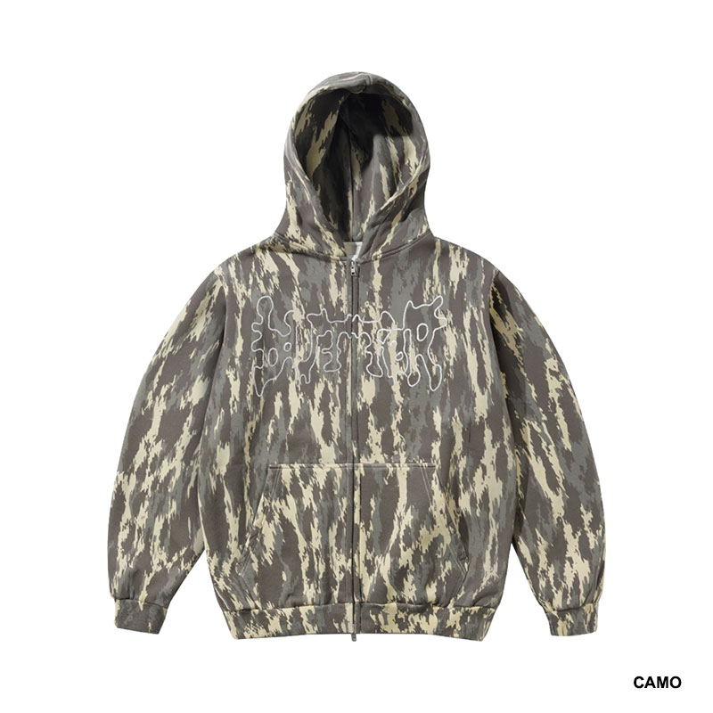 Butter Goods(バターグッズ)/ Blotch Zip-Thru Hood -2COLOR-