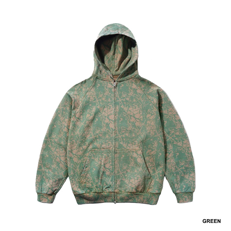 Butter Goods(バターグッズ)/ Woods Camo Zip-Thru Hood -2COLOR-