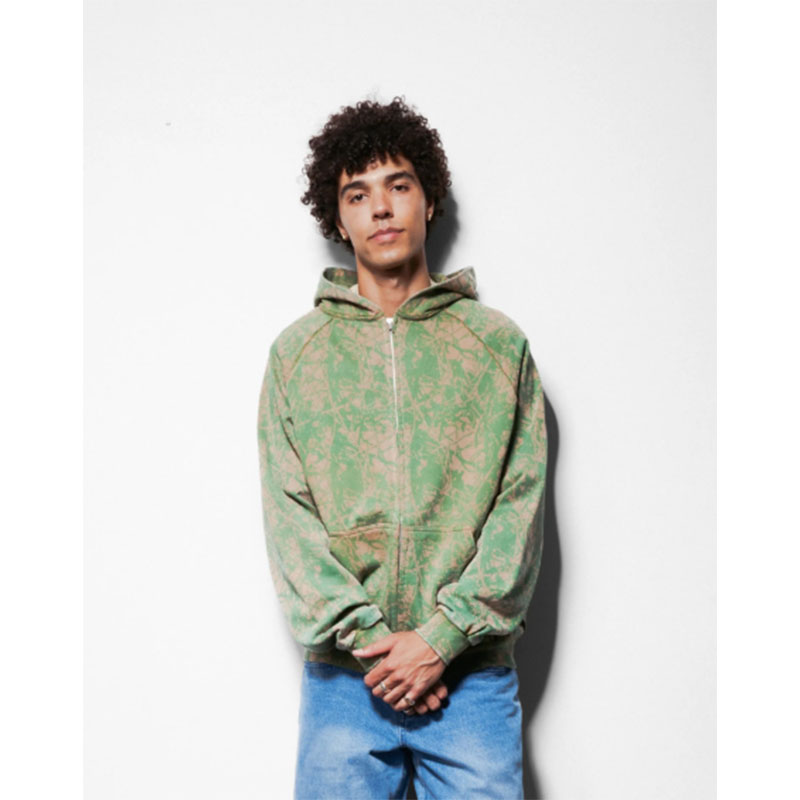 Butter Goods(バターグッズ)/ Woods Camo Zip-Thru Hood -2COLOR-