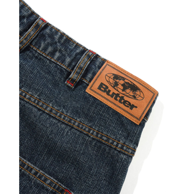 Butter Goods(バターグッズ)/ Blotch Denim Jeans -NAVY-