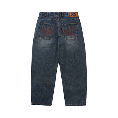 Butter Goods(バターグッズ)/ Blotch Denim Jeans -NAVY-