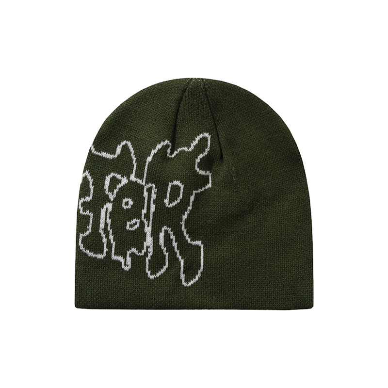 Butter Goods(バターグッズ)/ Blotch Skully Beanie -2COLOR-