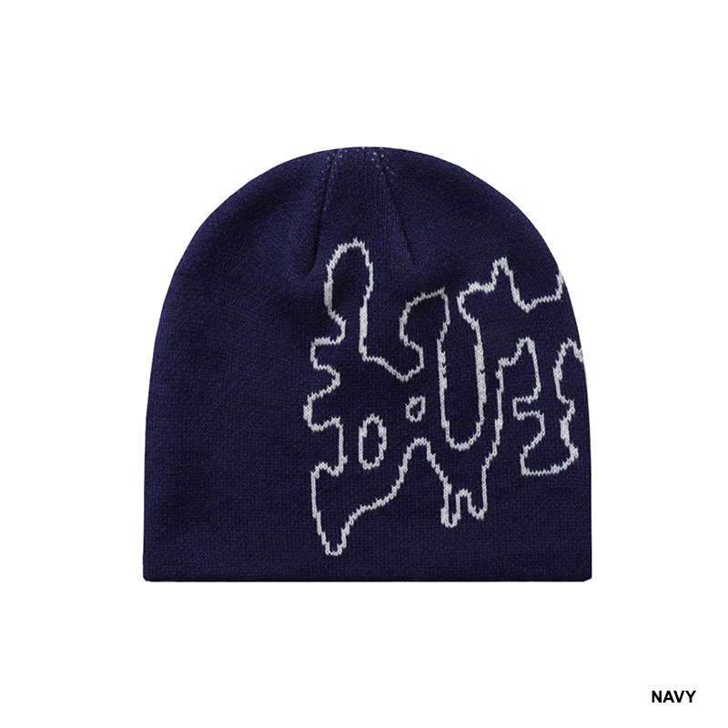 Butter Goods(バターグッズ)/ Blotch Skully Beanie -2COLOR-