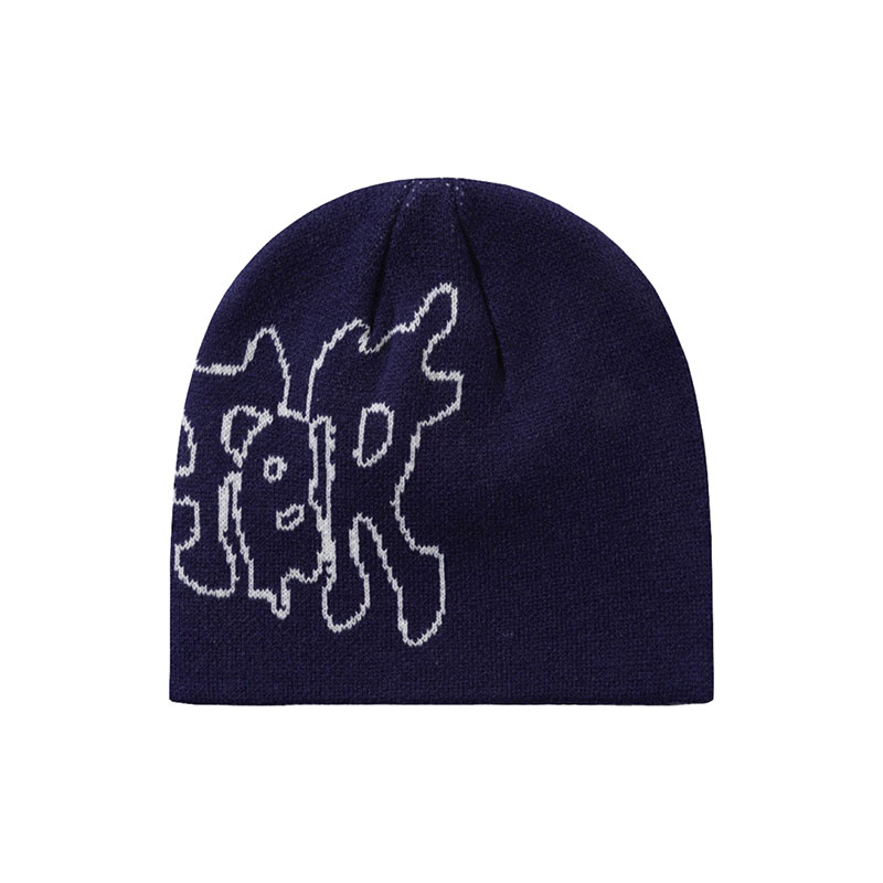 Butter Goods(バターグッズ)/ Blotch Skully Beanie -2COLOR-