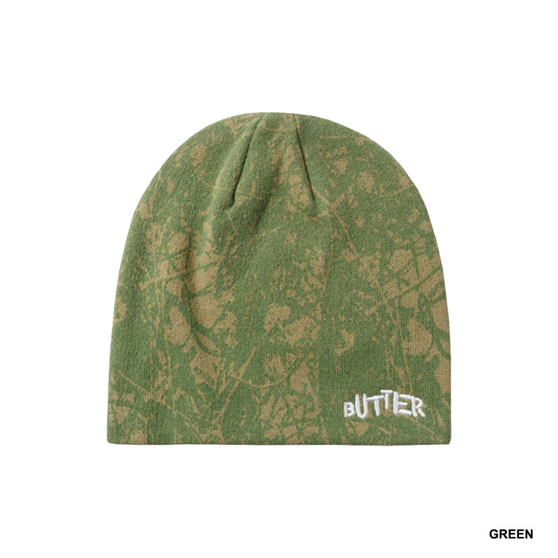 Butter Goods(バターグッズ)/ Woods Camo Skully Beanie -3COLOR-