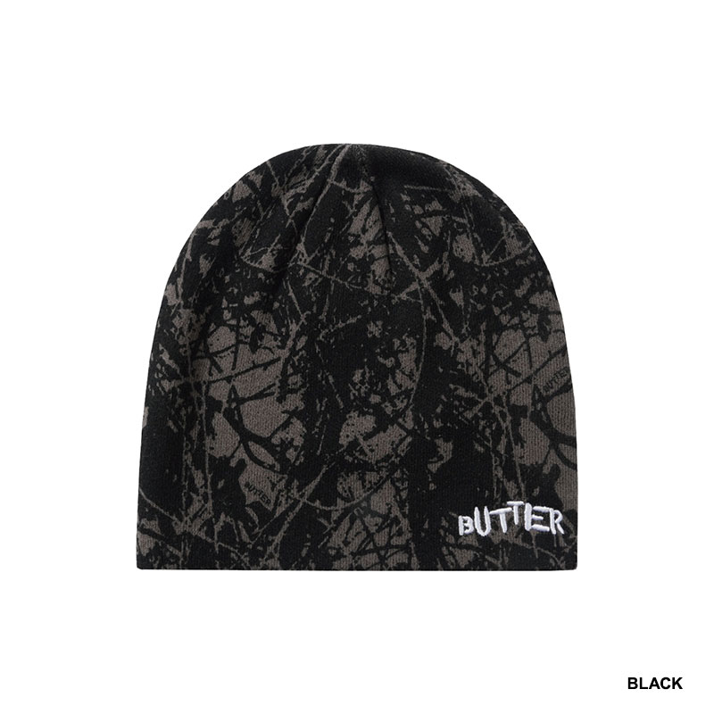 Butter Goods(バターグッズ)/ Woods Camo Skully Beanie -3COLOR-