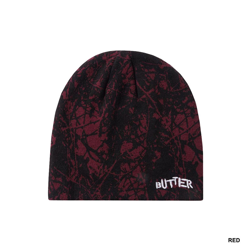 Butter Goods(バターグッズ)/ Woods Camo Skully Beanie -3COLOR-