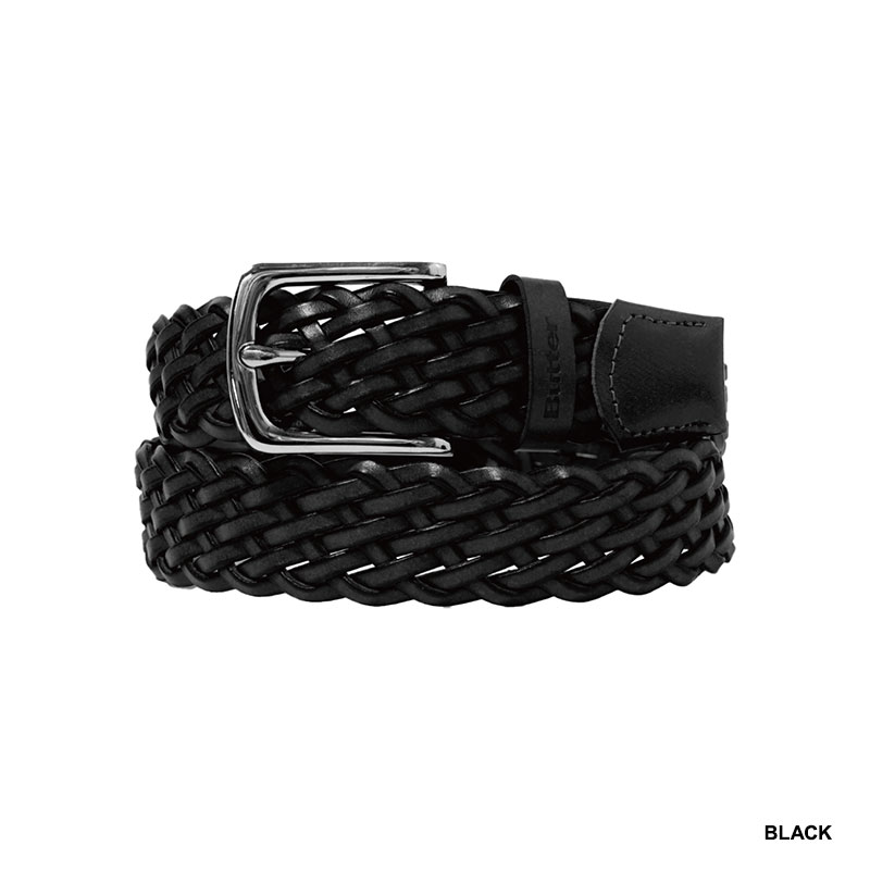 Butter Goods(バターグッズ)/ Leather Braided Belt -2COLOR-