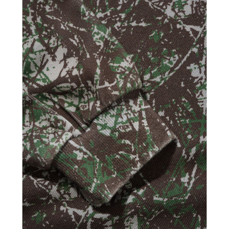 Butter Goods(バターグッズ)/ Principal Crewneck -WOODS CAMO-