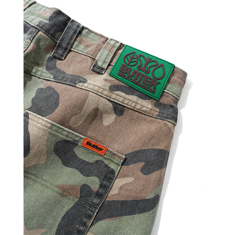 Butter Goods(バターグッズ)/ Weathergear Denim Jeans -CAMO-