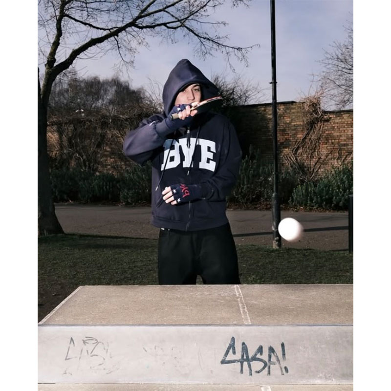 BYE JEREMY(バイジェレミー)/ Bye Zip Hoodie -NAVY-