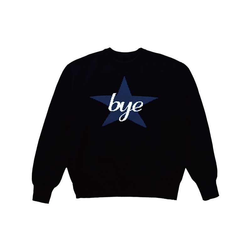 BYE JEREMY(バイジェレミー)/ Scar Sweater -BLACK-