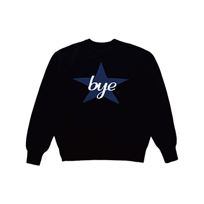 BYE JEREMY(バイジェレミー)/ Scar Sweater -BLACK-