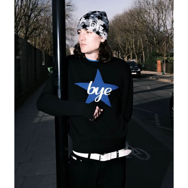 BYE JEREMY(バイジェレミー)/ Constellation Beanie -GREY-