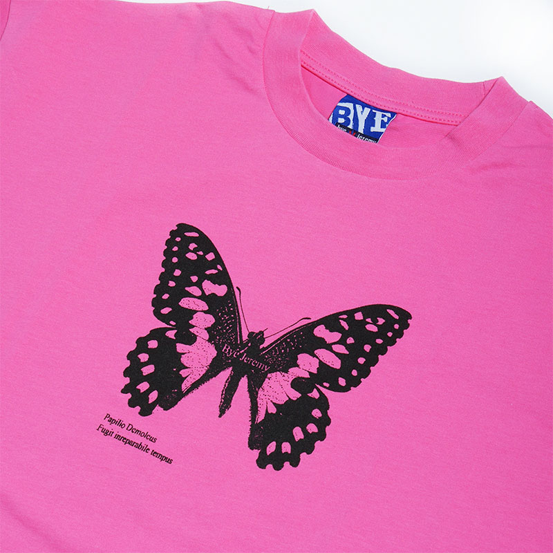 BYE JEREMY(バイジェレミー)/ Butterfly Tee -PINK-